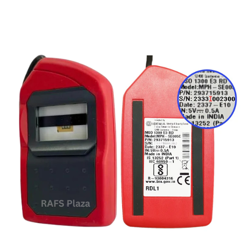 Morpho MSO 1300 E3 L1 fingerprint scanner front view