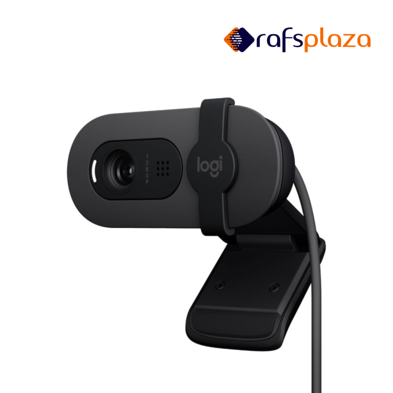 Logitech Brio 100 Full HD 1080p Webcam with Privacy Shutter & Built-in Mic