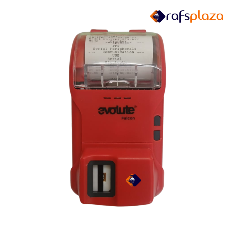 Evolute Falcon Plus RDS L1 — Wireless Fingerprint Scanner with Bluetooth Thermal Printer